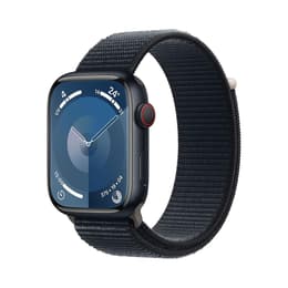 Apple Watch () 2023 GPS + Cellular 45 mm - Aluminium Mitternacht - Sport loop Blau