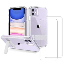 Hülle iPhone 11 und 2 schutzfolien - TPU - Transparent