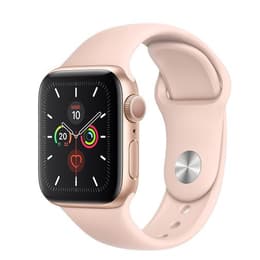 Apple Watch Series 5 (2019) GPS 40 mm - Aluminium Gold - Sportarmband Rosé