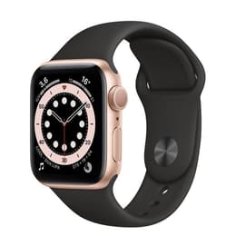 Apple Watch Series 5 (2019) GPS + Cellular 40 mm - Aluminium Gold - Sportarmband Schwarz