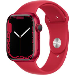 Apple Watch Series 7 (2021) GPS 45 mm - Aluminium Rot - Sportarmband Rot