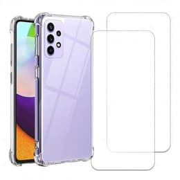 Hülle Galaxy A52/A52S und 2 schutzfolien - TPU - Transparent