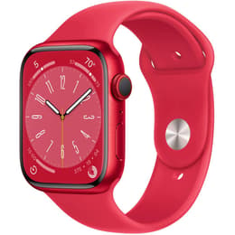 Apple Watch Series 9 (2023) GPS 45 mm - Aluminium Rot - Sportarmband Rot