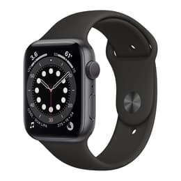 Apple Watch Series 6 (2020) GPS 40 mm - Aluminium Space Grau - Sportarmband Schwarz