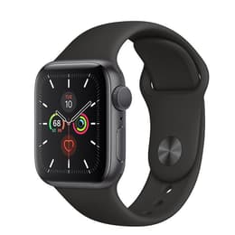 Apple Watch Series 5 (2019) GPS + Cellular 40 mm - Aluminium Space Grau - Sportarmband Schwarz