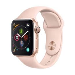 Apple Watch Series 4 (2018) GPS + Cellular 40 mm - Aluminium Gold - Sportarmband Rosé