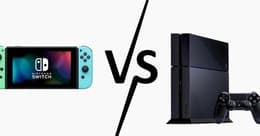 Eine Ps4 und eine Nintendo Switch