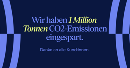 Back Market hat bis heute schon 1 Million Tonnen CO2e eingespart.