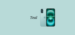 iPhone 16 Teal