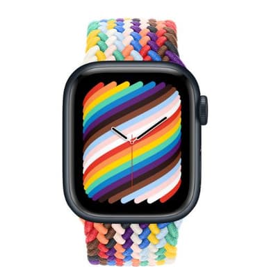 3. Bild von Apple Watch (Series 7) 2021 GPS 45 mm - Aluminium Schwarz - Sportarmband Polarstern