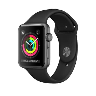 2. Bild von Apple Watch (Series 4) 2018 GPS 40 mm - Aluminium Space Grau - Sport loop Schwarz