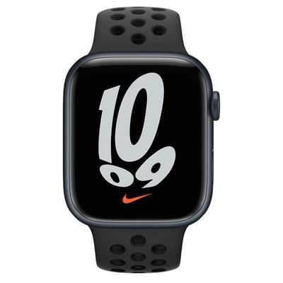 3. Bild von Apple Watch (Series 7) 2021 GPS + Cellular 45 mm - Aluminium - Schwarz